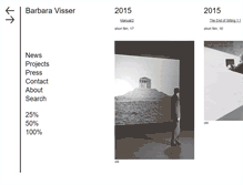 Tablet Screenshot of barbaravisser.net